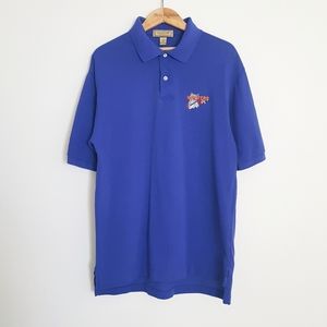 Vintage Hooters Blue Golf Polo